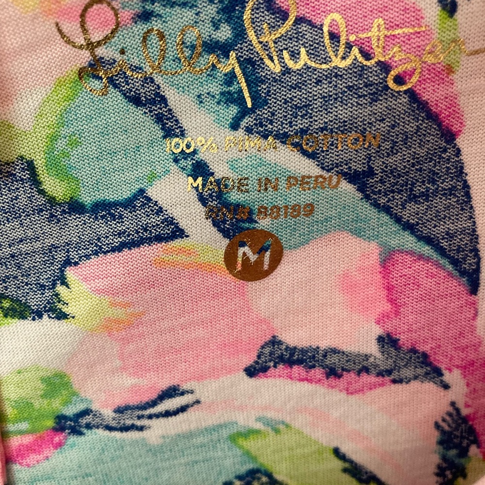Lilly Pulitzer cotton shift  EUC Size M, 34 long